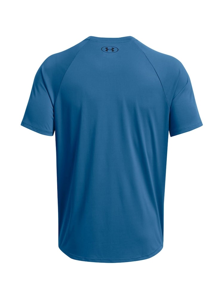 Under Armour Bright Blue Tech 2 T-Shirt - Image 4 of 4 Under Armour Bright Blue Tech 2 T-Shirt - Image 4 of 4