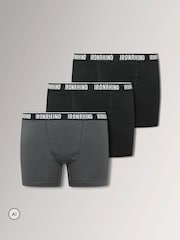 BadRhino Big & Tall Black IronRhino 3 Pack Boxers - Image 1 of 5