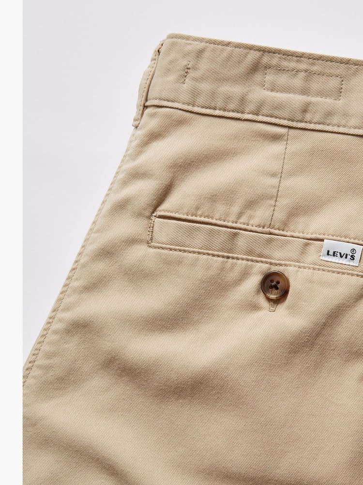 Levi's® Cream/Natural Pleated Wide Leg Trousers - Image 7 of 8