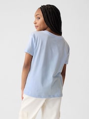 Gap Blue Butterfly Graphic Short Sleeve Crew Neck T-Shirt (4-13yrs) - Image 2 of 4