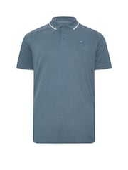 Zestaw 3 koszulek polo BadRhino Big & Tall z ozdobnym wykończeniem - Obraz 7 z 9