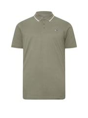 Zestaw 3 koszulek polo BadRhino Big & Tall z ozdobnym wykończeniem - Obraz 9 z 9