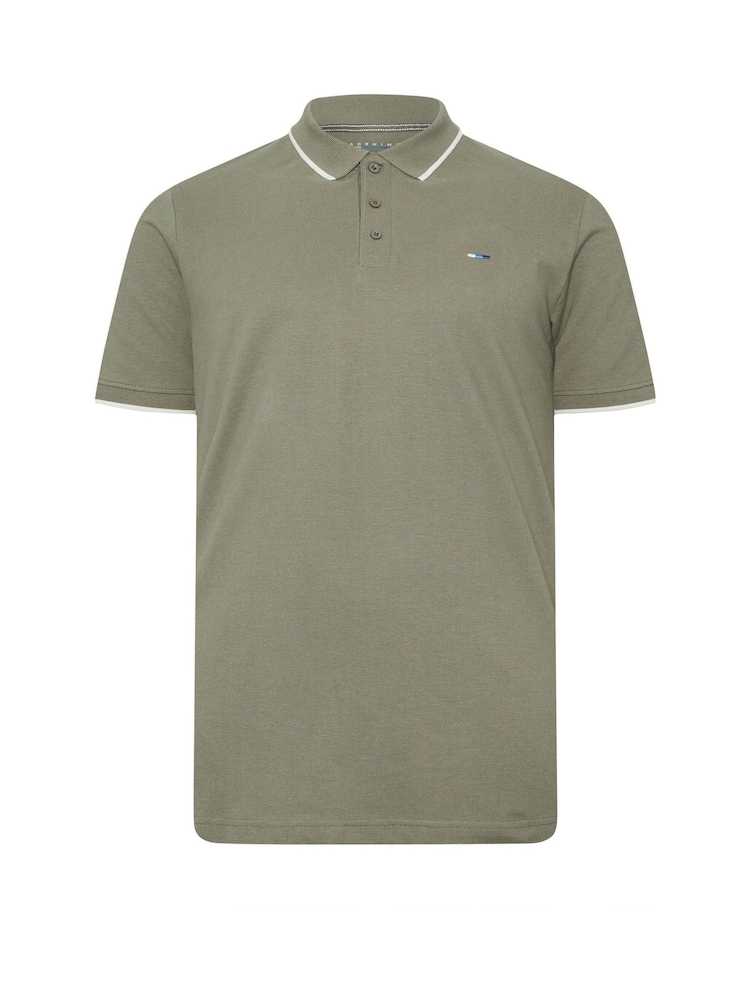 Zestaw 3 koszulek polo BadRhino Big & Tall z ozdobnym wykończeniem - Obraz 9 z 9 Zestaw 3 koszulek polo BadRhino Big & Tall z ozdobnym wykończeniem - Obraz 9 z 9
