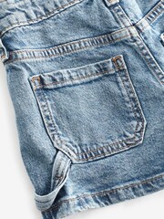 Gap Blue Denim High Rise Cargo Shorts (6-13yrs) - Image 6 of 6