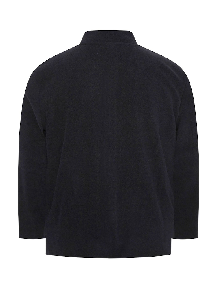BadRhino Big & Tall Black Essential Zip Through Fleece - Image 6 of 6 BadRhino Big & Tall Black Essential Zip Through Fleece - Image 6 of 6