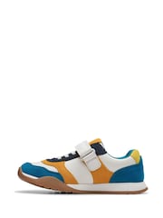Clarks Blue Combi Race Hero Trainers - Image 2 of 7