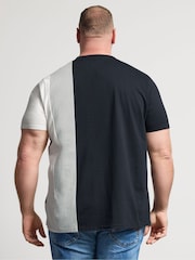 BadRhino Big & Tall κόψιμο & Ραμμένο T-Shirt - Εικόνα 3 από 6