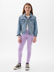 Lila - Gap Bedruckte Leggings (4 bis 13 Jahre) - Bild 3 von 5