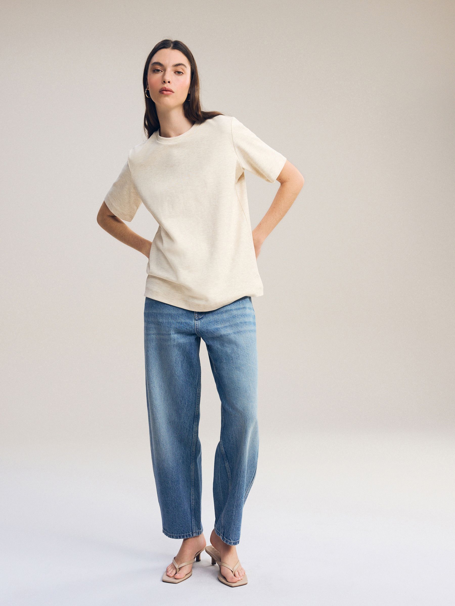 Buy Oatmeal Cream Heavyweight Short Sleeve Crew Neck T-Shirt Buy Oatmeal Cream Heavyweight Short Sleeve Crew Neck T-Shirt