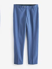 Cobalt Blue Slim Fit Motionflex Stretch Suit Trousers - Image 6 of 9