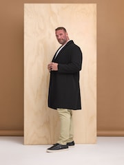 BadRhino Big & Tall Black Formal Overcoat - Image 4 of 7