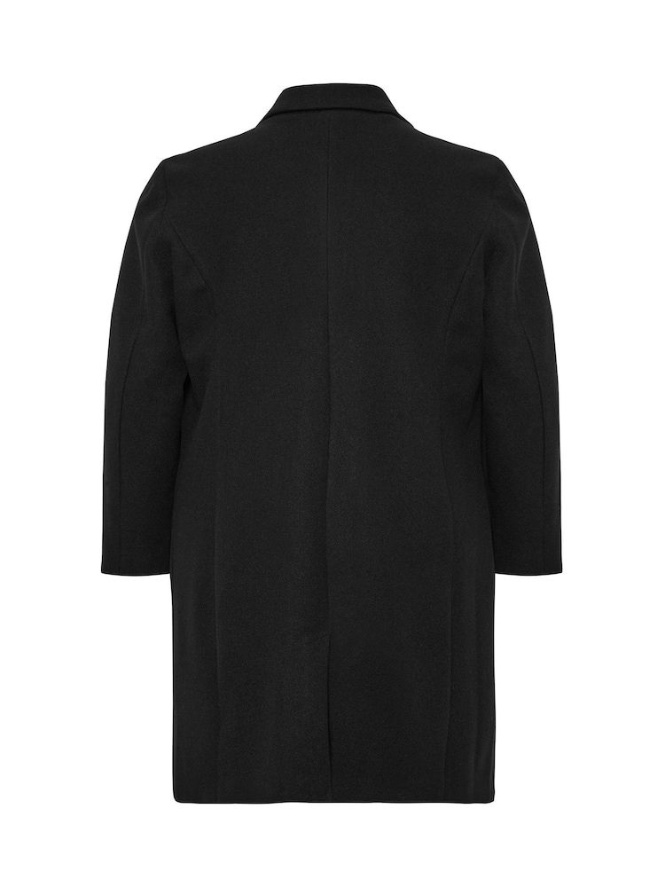 BadRhino Big & Tall Black Formal Overcoat - Image 7 of 7