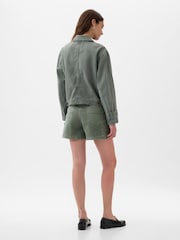 Gap Green Cotton Twill Carpenter Shorts - Image 2 of 8