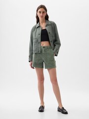 Gap Green Cotton Twill Carpenter Shorts - Image 5 of 8