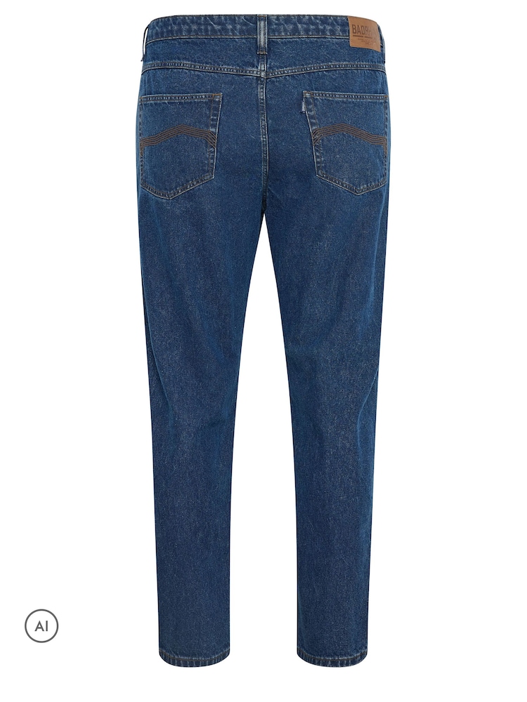 BadRhino Big & Tall Indigo Blue Rigid Jeans - Image 6 of 6 BadRhino Big & Tall Indigo Blue Rigid Jeans - Image 6 of 6