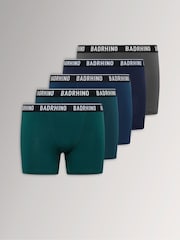 BadRhino Big & Tall Black 5 Pack Boxers - Image 1 of 7