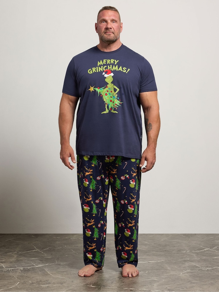 BadRhino Big & Tall Grinch Pyjamas Set - Bild 1 von 6 BadRhino Big & Tall Grinch Pyjamas Set - Bild 1 von 6