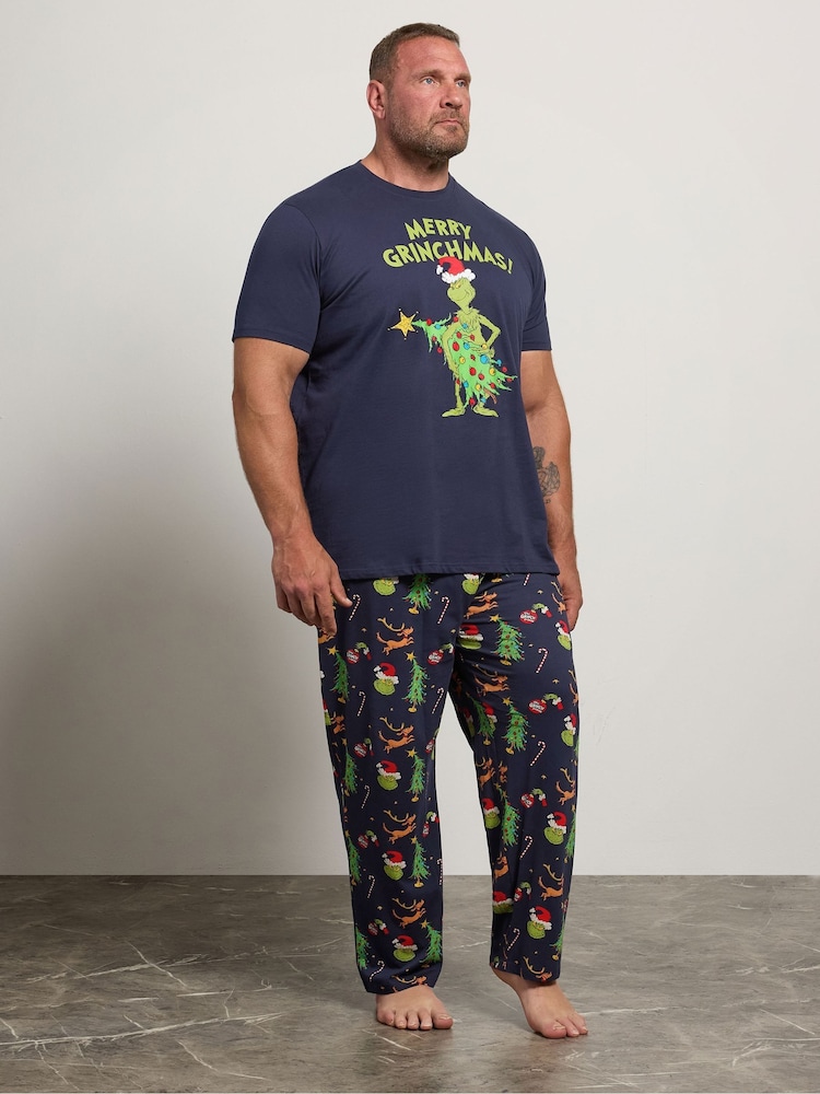 BadRhino Big & Tall Grinch Pyjamas Set - Bild 2 von 6 BadRhino Big & Tall Grinch Pyjamas Set - Bild 2 von 6