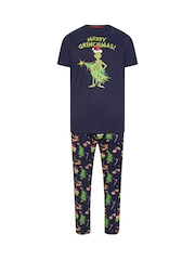 BadRhino Big & Tall Grinch Pyjamas Set - Bild 5 von 6