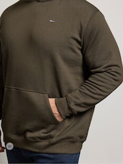 Bruin - BadRhino Big & Tall hoodie met voorzak - Afbeelding 4 van 6
