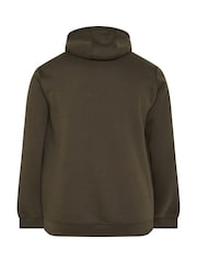 Bruin - BadRhino Big & Tall hoodie met voorzak - Afbeelding 6 van 6