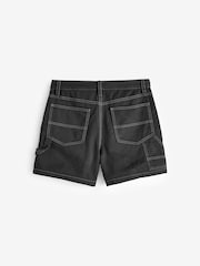 Gap Black Cotton Twill Carpenter Shorts - Image 8 of 10