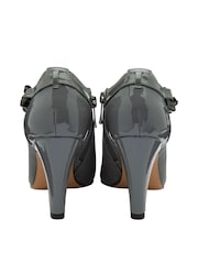 Lotus Grey Heeled Shoe Boots - Image 3 of 4