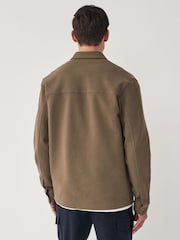 Brown Popper Shacket - Image 3 of 9