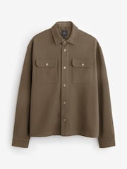 Brown Popper Shacket - Image 5 of 9