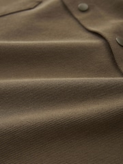 Brown Popper Shacket - Image 9 of 9