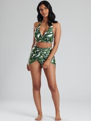 Verde - Acoperire pentru fustă răsucită de plajă South Beach - Imaginea 3 din 5