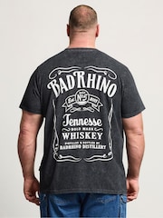 BadRhino Big & Tall Black Whiskey Rodeo Graphic T-Shirt - Image 1 of 7