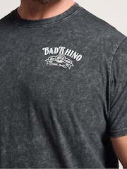 BadRhino Big & Tall Black Whiskey Rodeo Graphic T-Shirt - Image 5 of 7