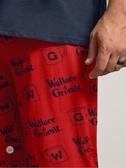 BadRhino Big & Tall Blue Wallace & Gromit Pyjamas Set - Image 5 of 7