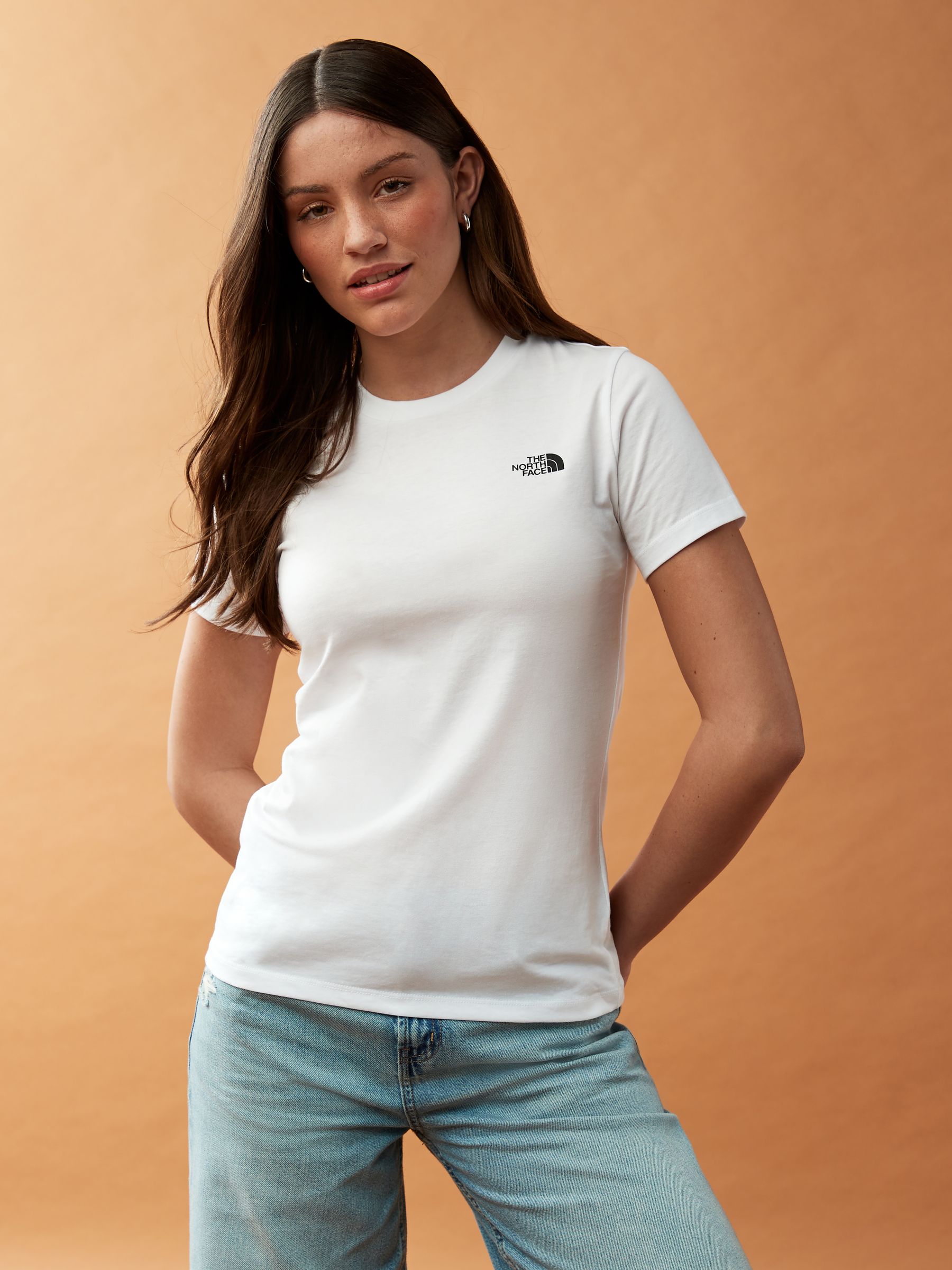 【THE NOTRH FACE】 W’S COTTON BASIC S/S R/TEE The North Face Women's Short Sleeve Box NSE T-Shirt | Dick's
