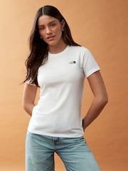 Blanco - Camiseta para mujer The North Face Simple Dome - Imagen 1 de 7