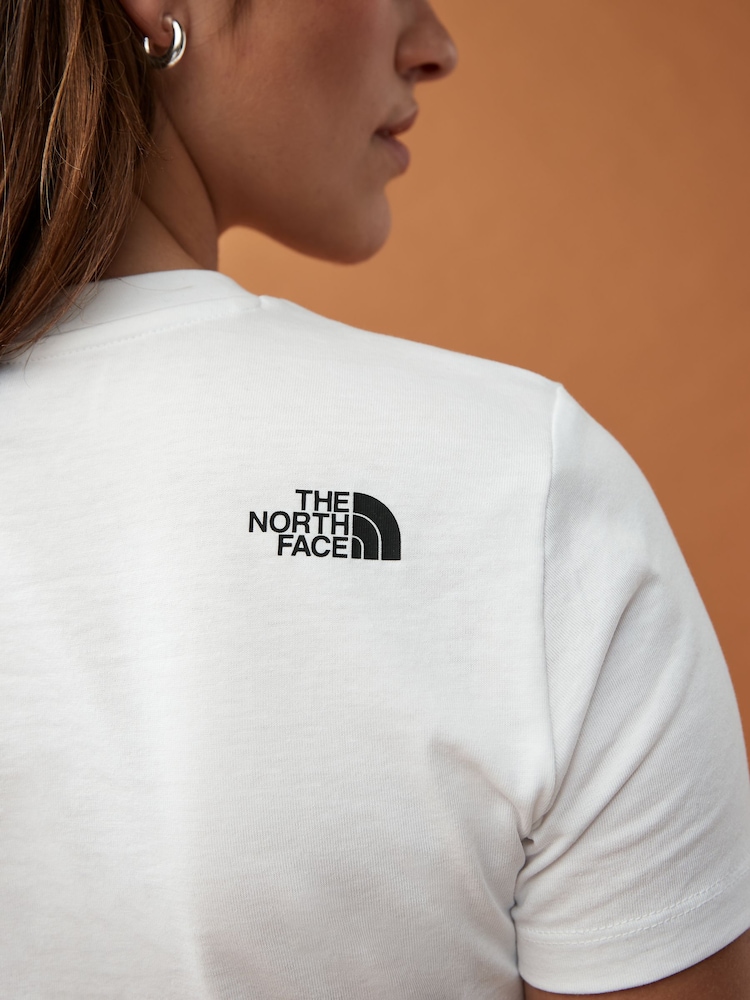The North Face White Womens Simple Dome T-Shirt - Image 5 of 7