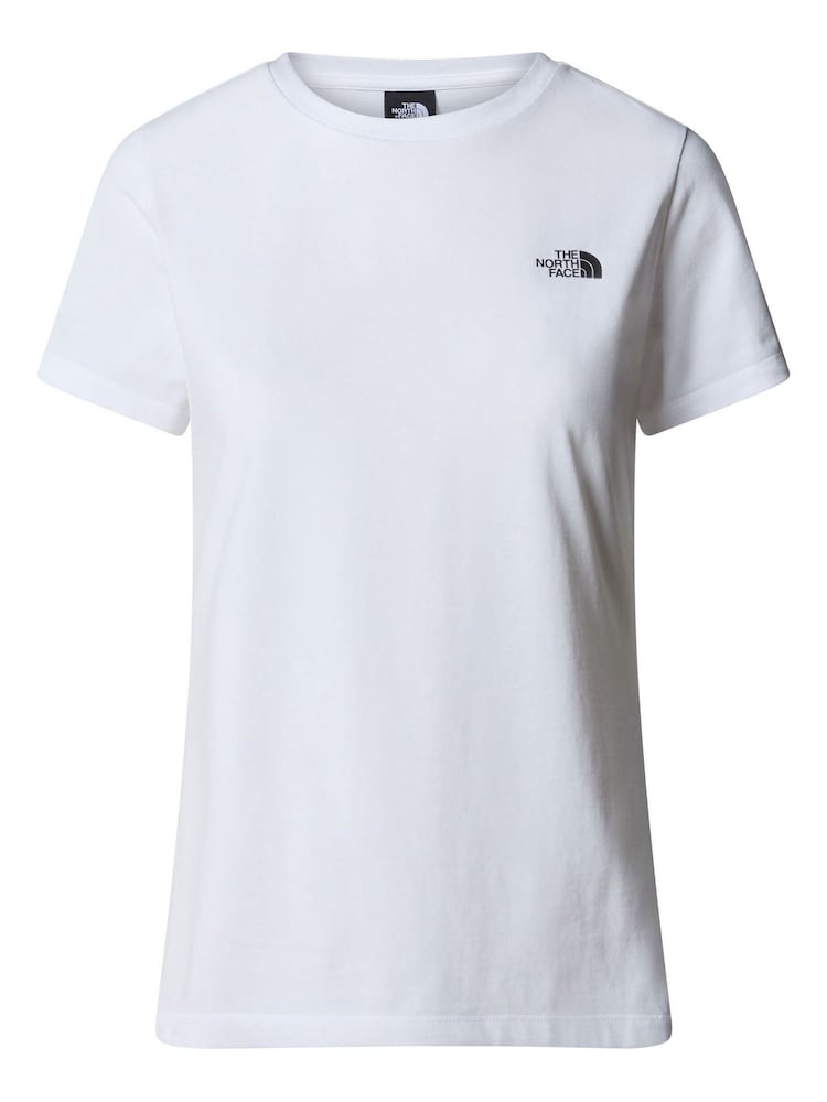 The North Face White Womens Simple Dome T-Shirt - Image 6 of 7