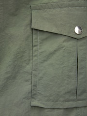 Khaki Green Cargo Midi Skirt - Image 8 of 8