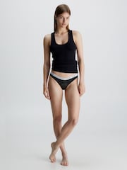 Koronkowe majtki bikini Calvin Klein Modern z logo - Image 3 of 5