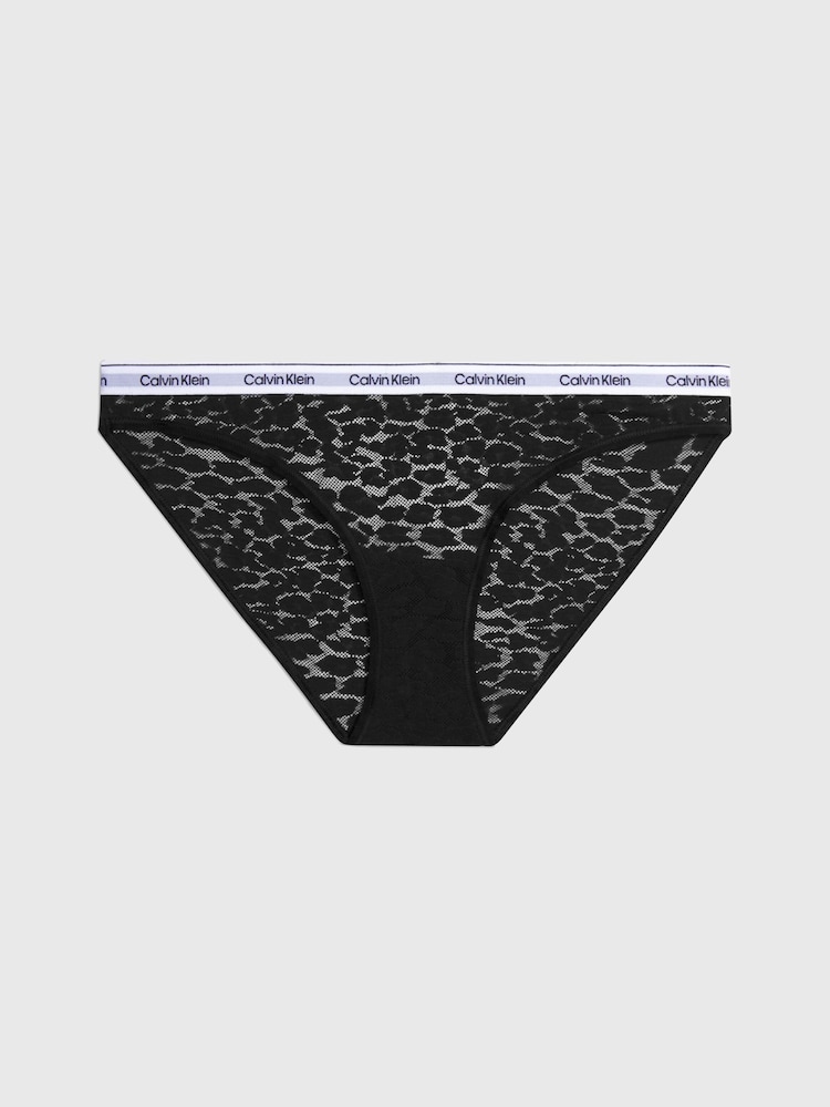 Koronkowe majtki bikini Calvin Klein Modern z logo - Image 5 of 5