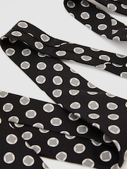 Reiss Lelio Silk Geometric Square Medallion-Print Tie - 5의 이미지 3