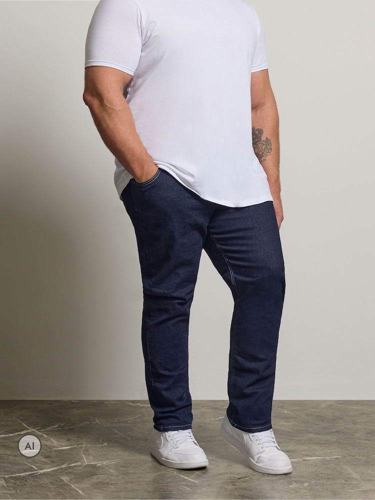 BadRhino Big & Tall Blue Stretch Jeans - Image 1 of 7 BadRhino Big & Tall Blue Stretch Jeans - Image 1 of 7