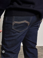 BadRhino Big & Tall Blue Stretch Jeans - Image 4 of 7