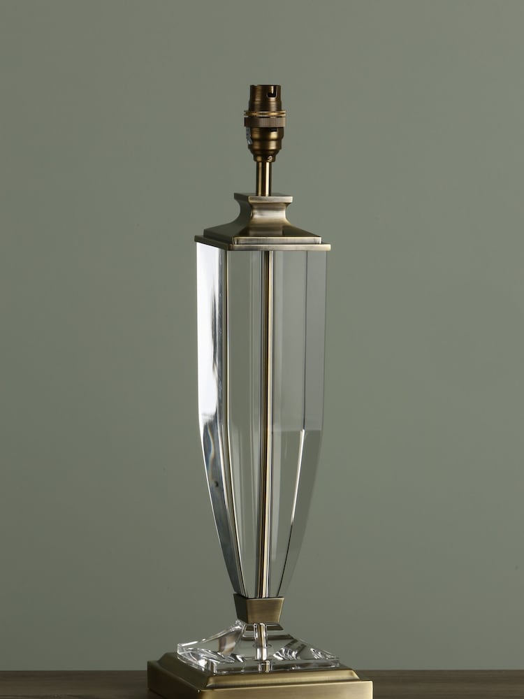 Laura Ashley Brass Carson Crystal Table Large Lamp Base - Image 1 of 5