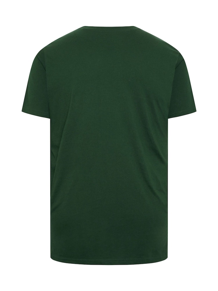 BadRhino Big & Tall Green Motorcycle Flames T-Shirt - Image 6 of 6 BadRhino Big & Tall Green Motorcycle Flames T-Shirt - Image 6 of 6