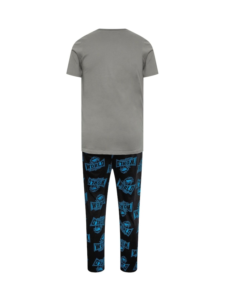 BadRhino Big & Tall Blue Cookie Monster Pyjamas Set - Image 6 of 6 BadRhino Big & Tall Blue Cookie Monster Pyjamas Set - Image 6 of 6