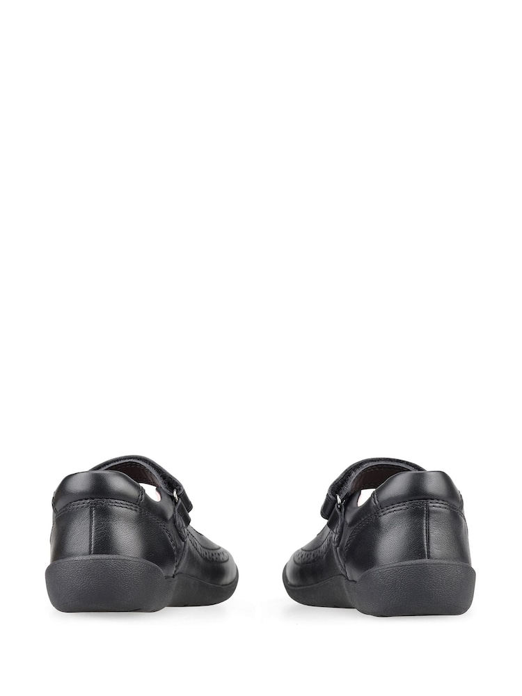 Start-Rite Spirit Black Leather School Shoes - Unicorn F & G Fit - Image 4 of 8