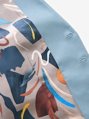 Light Blue Regular Fit Motionflex Stretch Waistcoat - Image 7 of 8