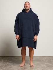 BadRhino Big & Tall Blue Super Soft Blanket Hoodie - Image 2 of 4